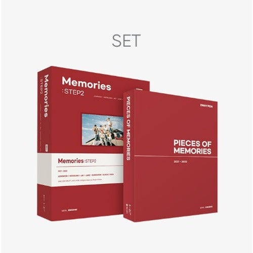 ENHYPEN MEMORIES : STEP 2 DIGITAL CODE + PIECES OF MEMORIES [2021-2022] SET