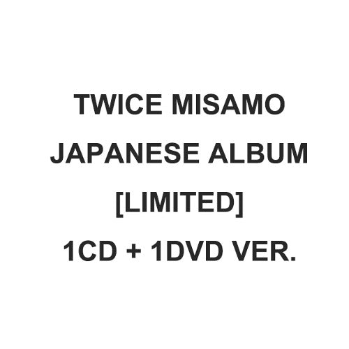 [PRE-ORDER ONLY] TWICE MISAMO - JAPANESE ALBUM [LIMITED] 1CD + 1DVD VER.