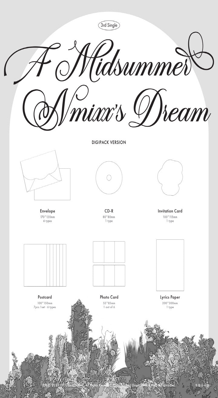 [JYP SHOP] NMIXX A MIDSUMMER NMIXX'S DREAM (DIGPACK VER.) SET