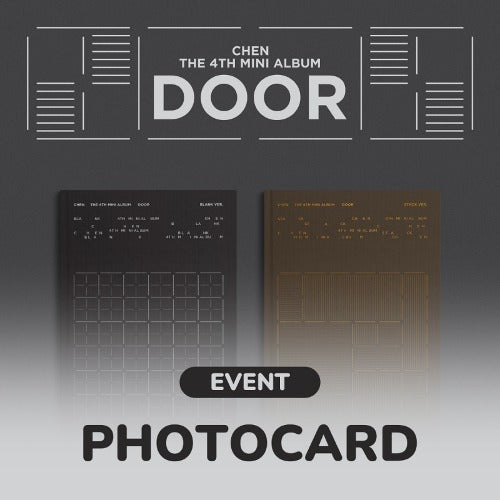 [PRE-ORDER ONLY] WITHMUU [PHOTO CARD] CHEN [DOOR] (4TH MINI ALBUM) RANDOM
