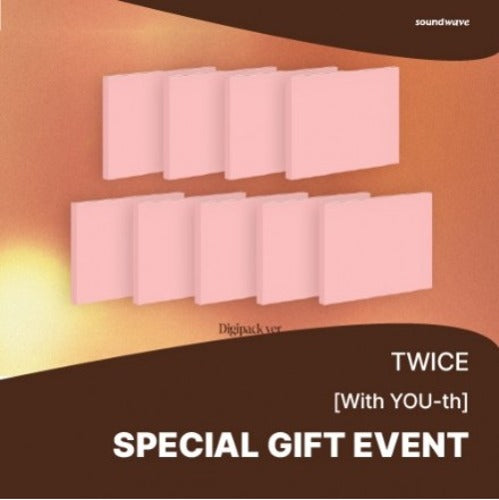 JYP SHOP [PHOTO CARD] TWICE 13TH MINI ALBUM WITH YOU-th DIGIPACK VER. (RANDOM)