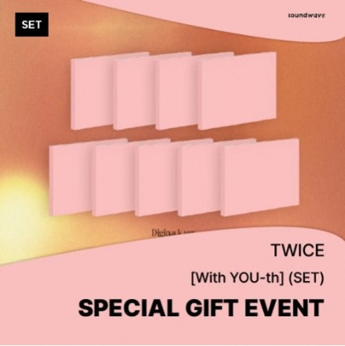 JYP SHOP [PHOTO CARD] TWICE 13TH MINI ALBUM WITH YOU-th DIGIPACK VER. (SET)