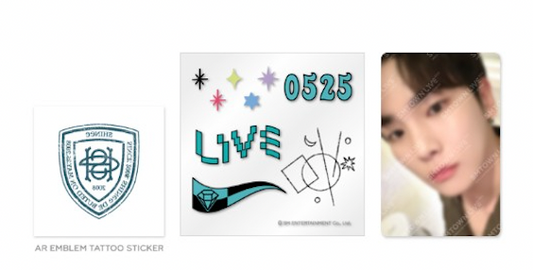 SHINEE AR TATTOO STICKER SET