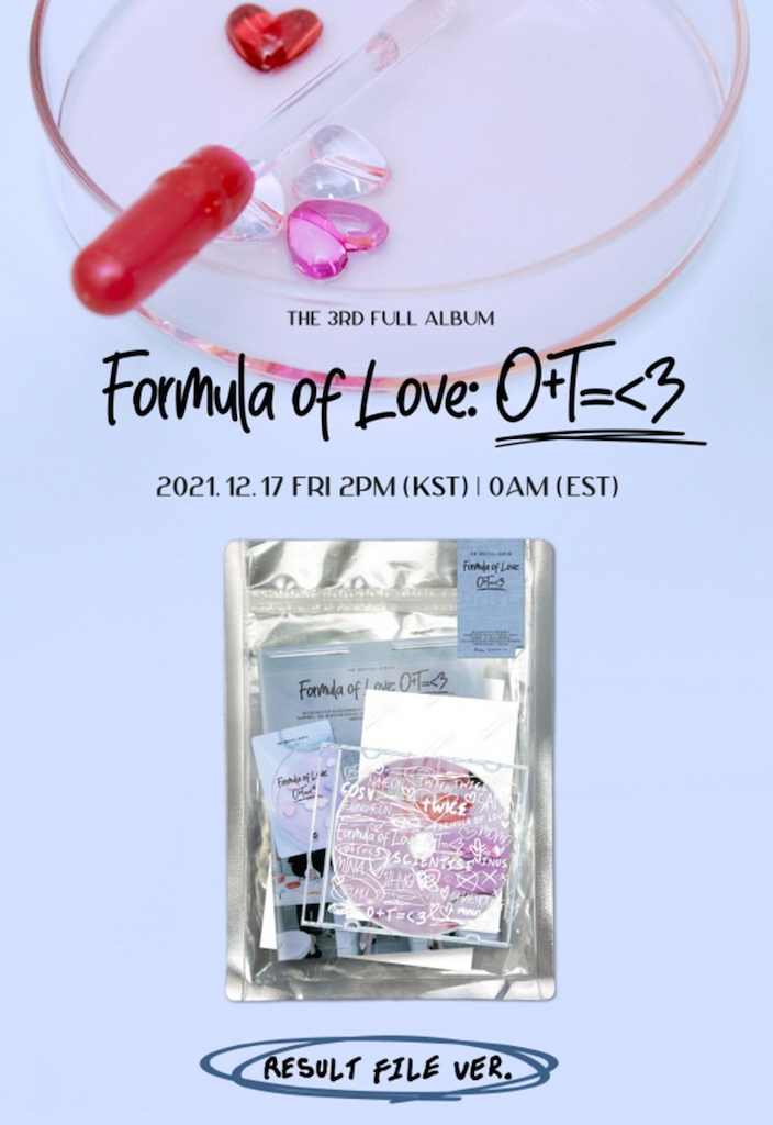 [PRE-ORDER ONLY] TWICE VOL.3 [FORMULA OF LOVE : O+T=<3] RESULT FILE VER.