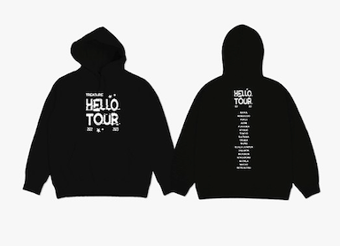 TREASURE [HELLOTOUR] HOODIE_BLACK