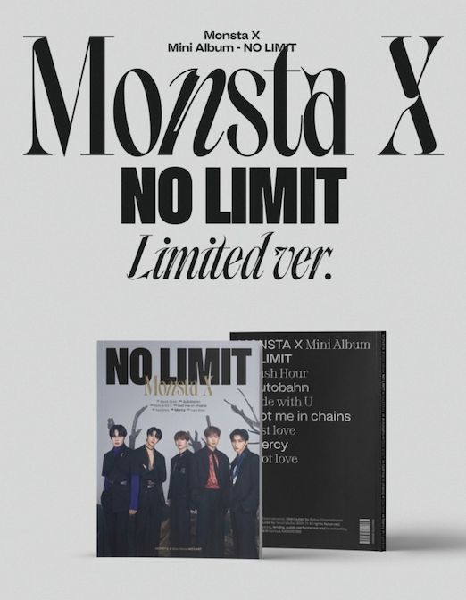 MONSTA X - NO LIMIT (10TH MINI ALBUM) LIMITED VER.