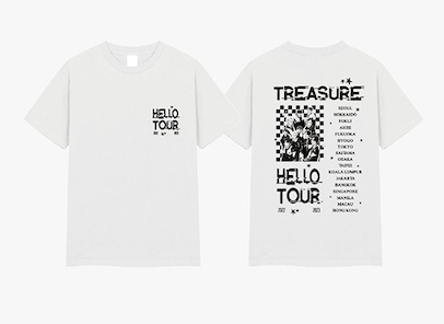 TREASURE [HELLOTOUR] T-SHIRTS_WHITE