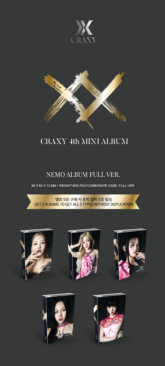 CRAXY - XX (4TH MINI ALBUM) NEMO VER. (RANDOM VER.)