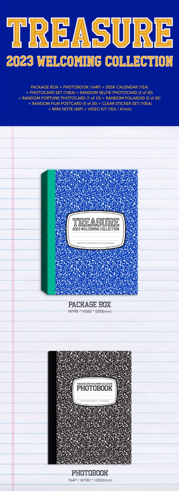 [WEVERSE] TREASURE TREASURE 2023 WELCOMINIG COLLECTION