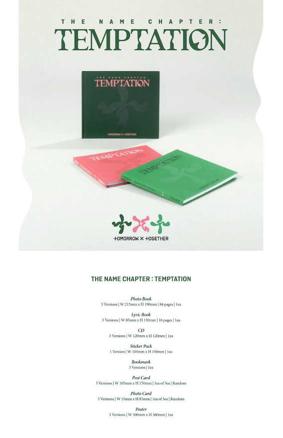 [PHOTO CARD] TOMORROW X TOGETHER (TXT) - THE NAME CHAPTER : TEMPTATION