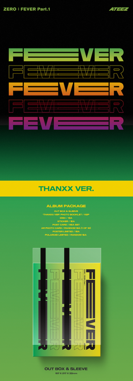 ATEEZ  ZERO : FEVER PART.1 (5TH MINI ALBUM)