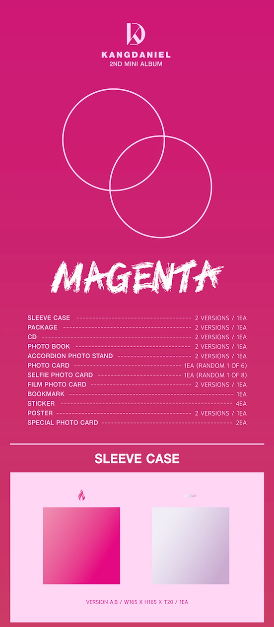 KANG DANIEL - MAGENTA (2ND MINI ALBUM)