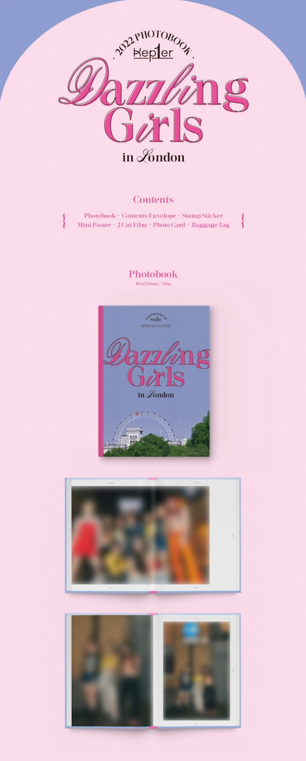 KEP1ER - 2022 PHOTOBOOK [DAZZLING GIRLS IN LONDON]