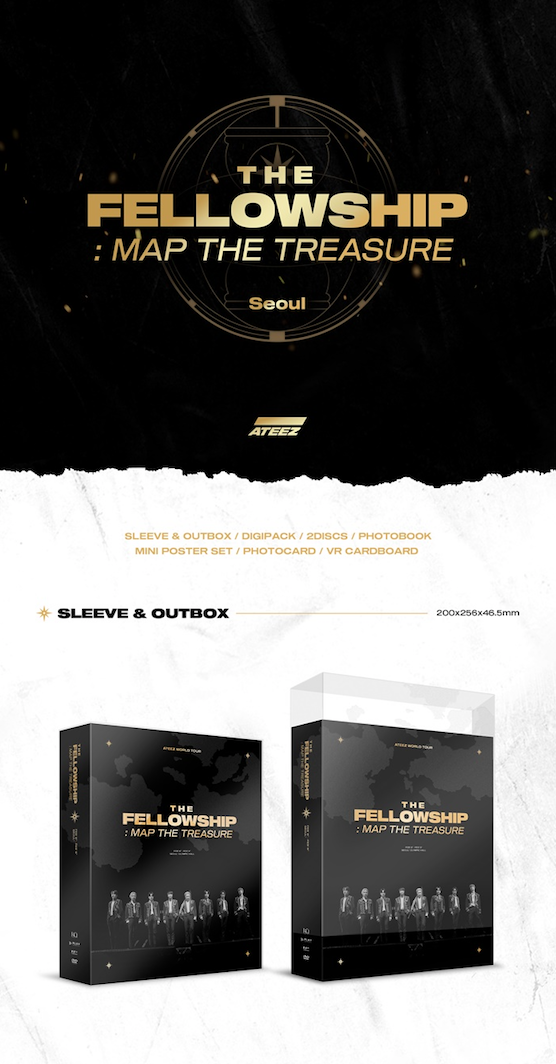 ATEEZ - ATEEZ WORLD TOUR THE FELLOWSHIP : MAP THE TREASURE SEOUL DVD (2 DISC)