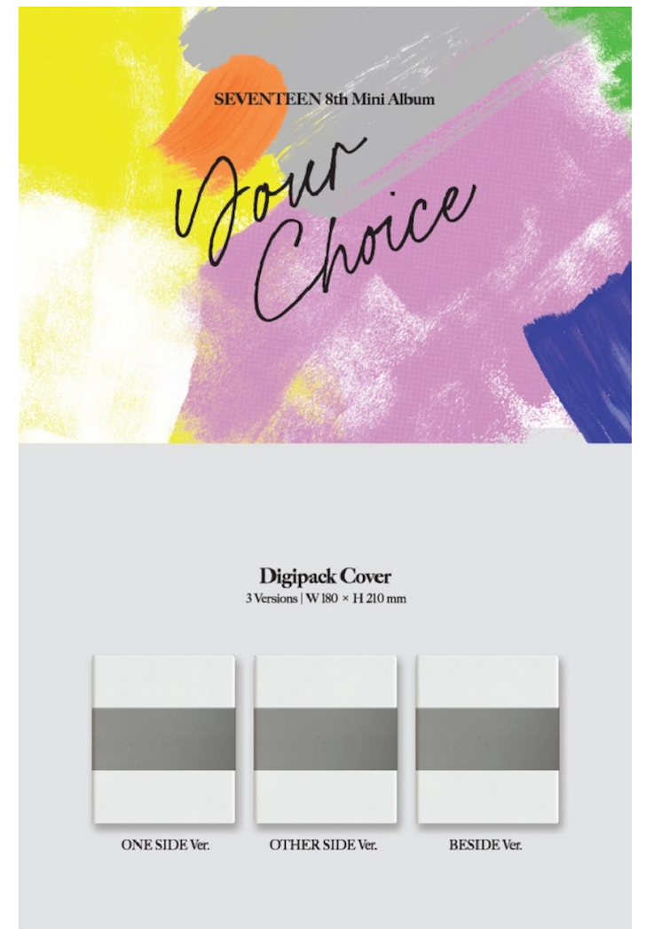 SEVENTEEN - 8TH MINI ALBUM 'YOUR CHOICE'