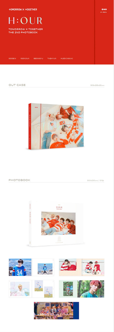 TOMORROW X TOGETHER (TXT) THE 2ND PHOTOBOOK H:OUR