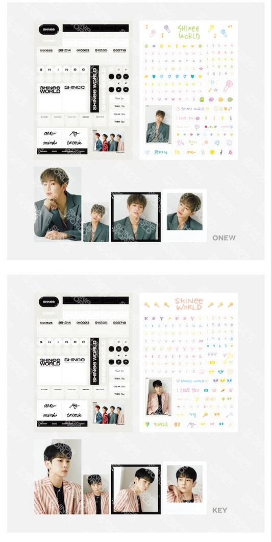 SHINEE - Beyond LIVE - SHINee : SHINee WORLD - DECO STICKER + PHOTO SET