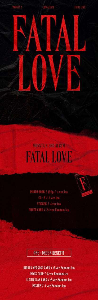 MONSTA X - VOL.3 [FATAL LOVE]