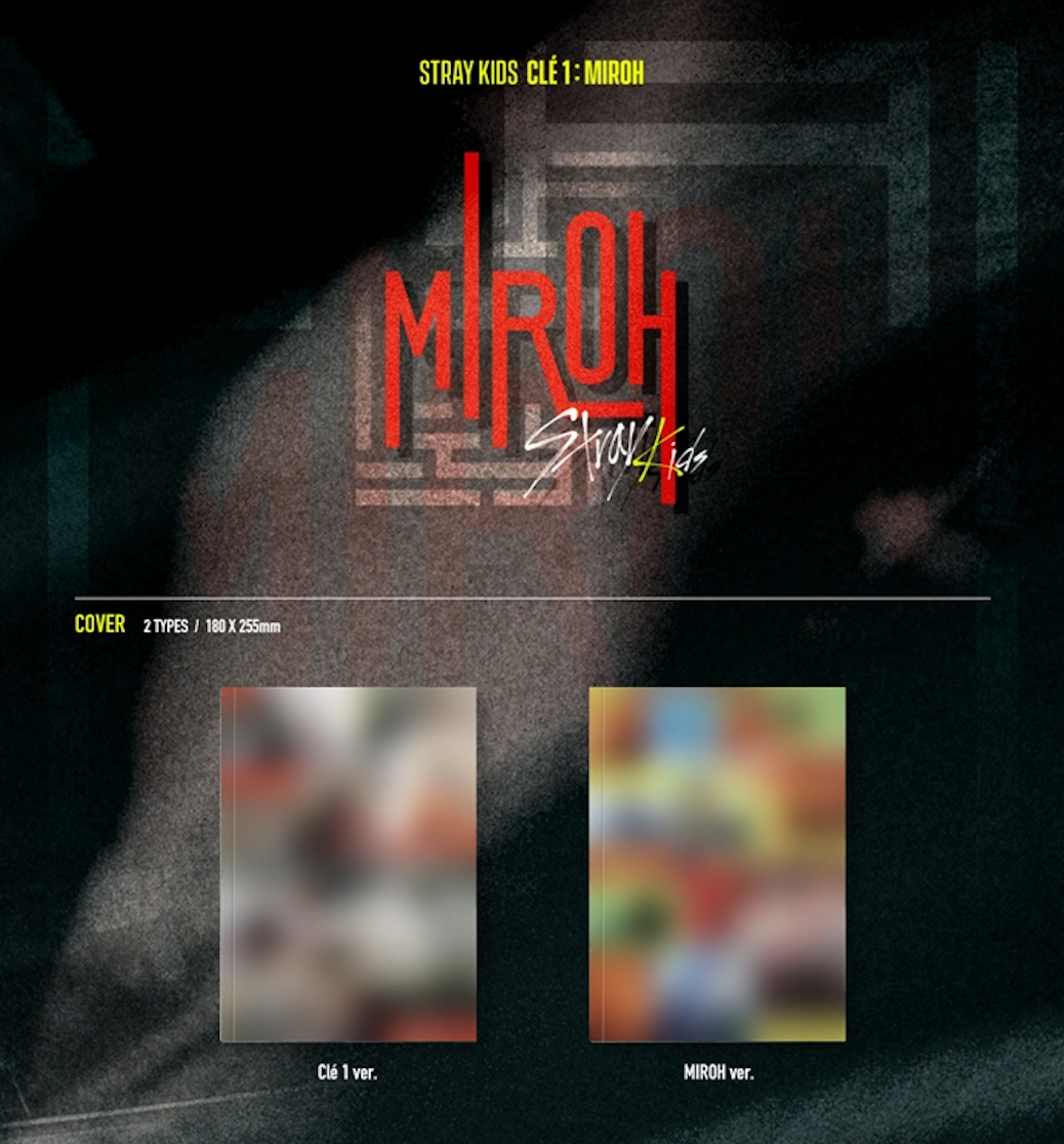 [PRE-ORDER ONLY] STRAY KIDS CLE 1 : MIROH (MINI ALBUM) NORMAL VERSION (RANDOM VER.)