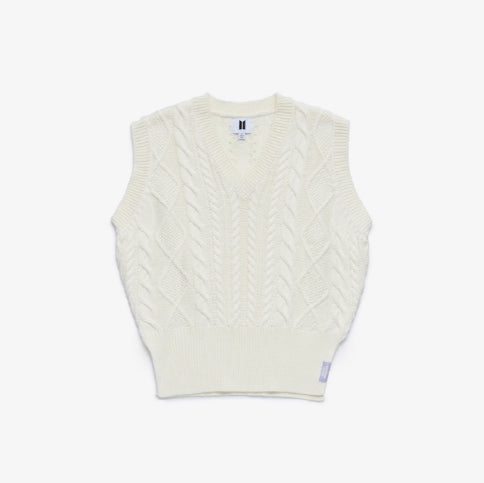 BTS [LITTLE WISHES] KNIT VEST (CREAM)