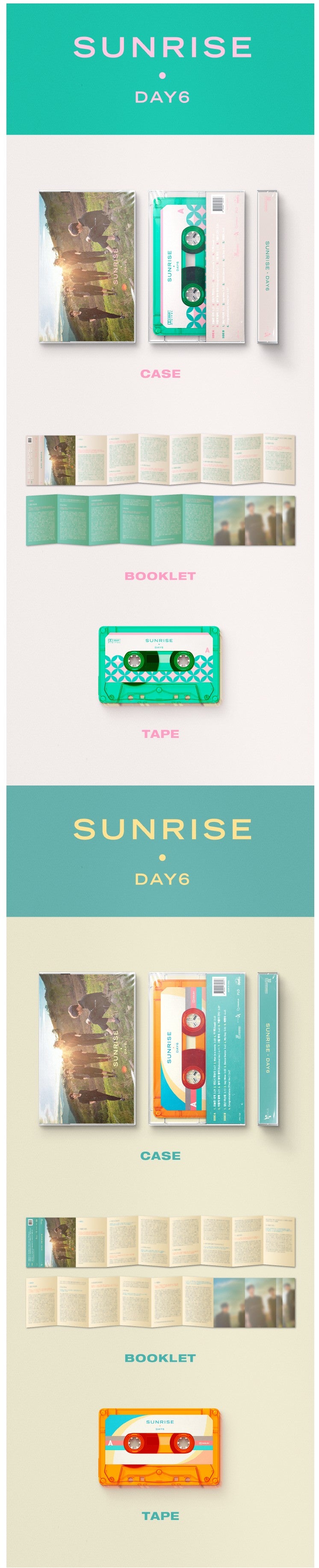 DAY6 - VOL.1 [SUNRISE] (CASSETTE TAPE) RANDOM VER.