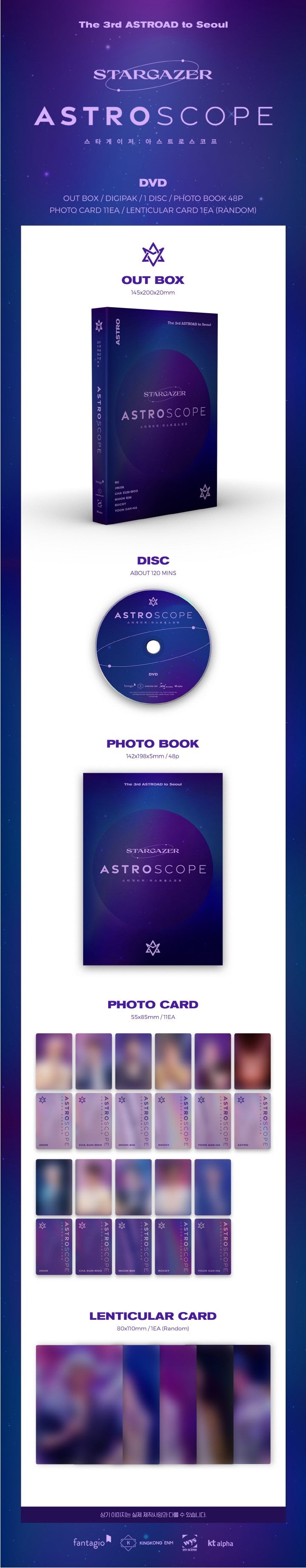 ASTRO - THE 3RD ASTROAD TO SEOUL STARGAZER [DVD]