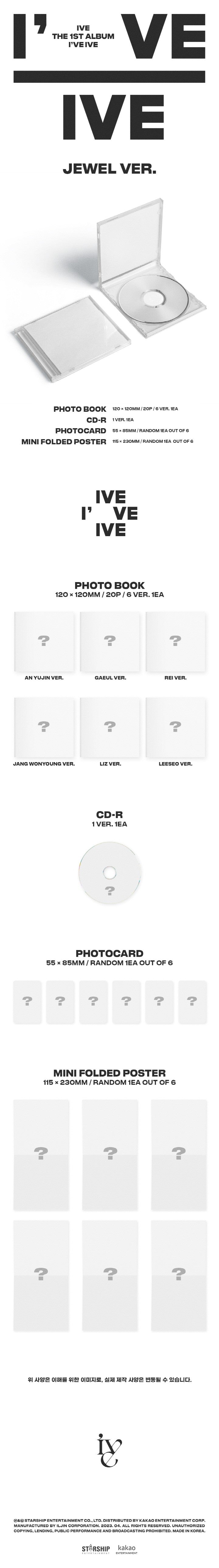 [STARSHIP] IVE VOL.1 [I've IVE] JEWEL MEMBER VER.