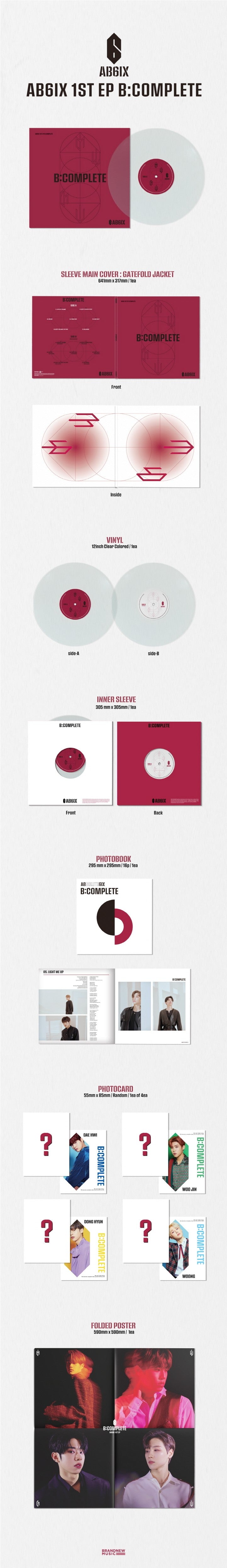 AB6IX - 1ST EP 'B:COMPLETE' VINYL LP