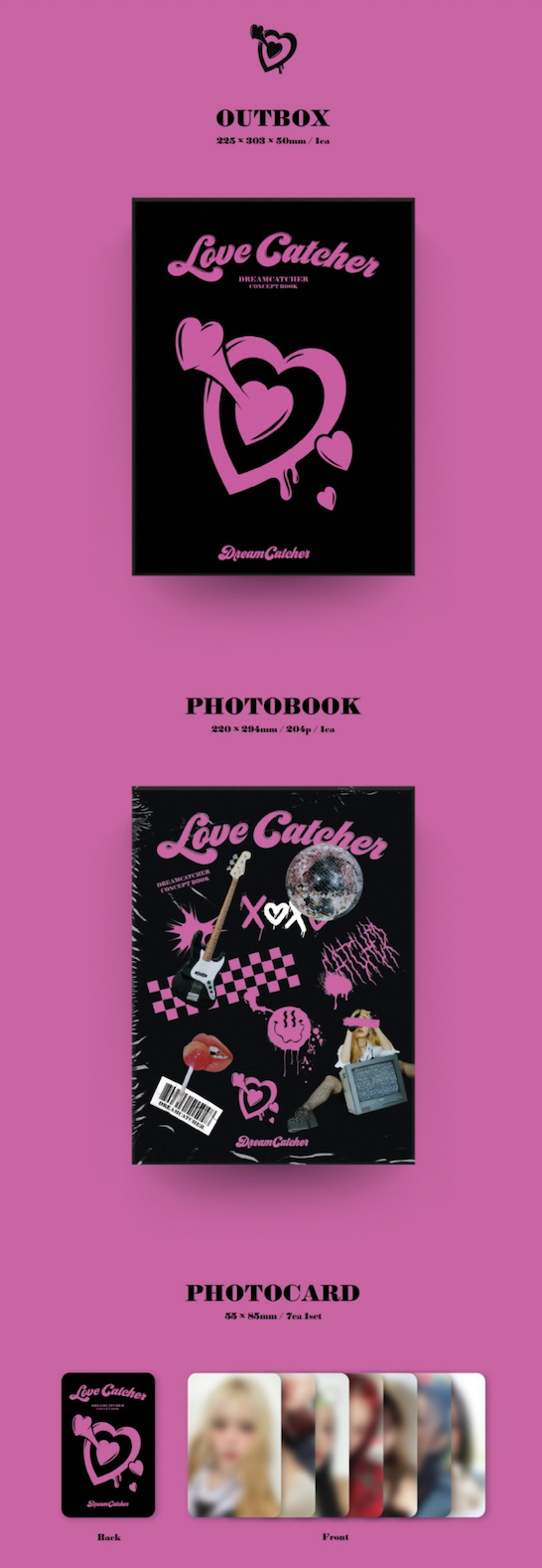 DREAMCATCHER - CONCEPT BOOK [LOVE CATCHER VER.]