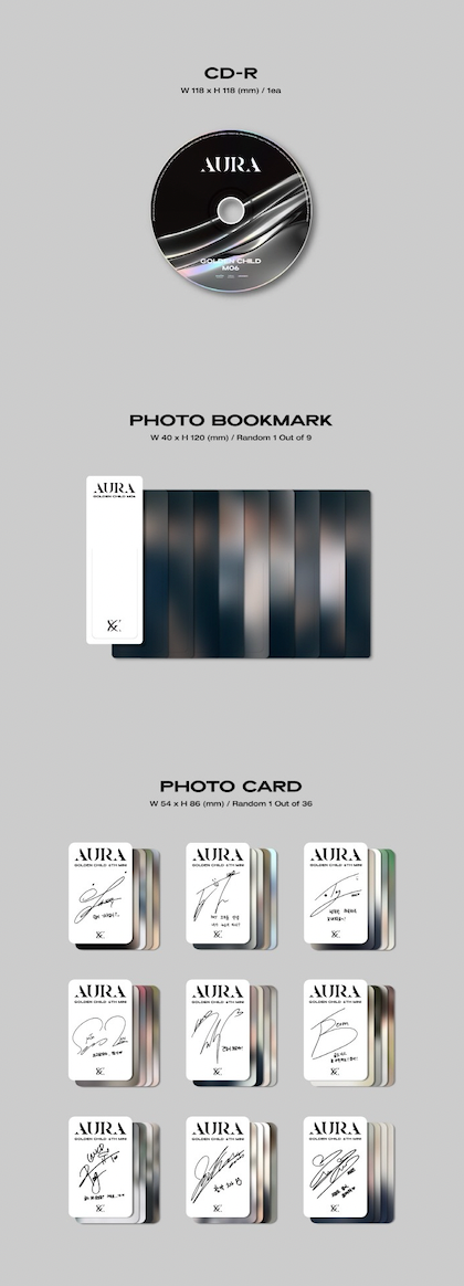 GOLDEN CHILD - AURA (6TH MINI ALBUM) PHOTOBOOK VER. (LIMITED)