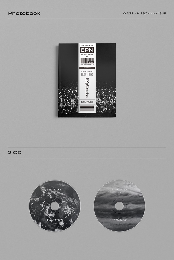 EXO - EXO PLANET #5 - EXPLORATION PHOTOBOOK & LIVE ALBUM (2CD)