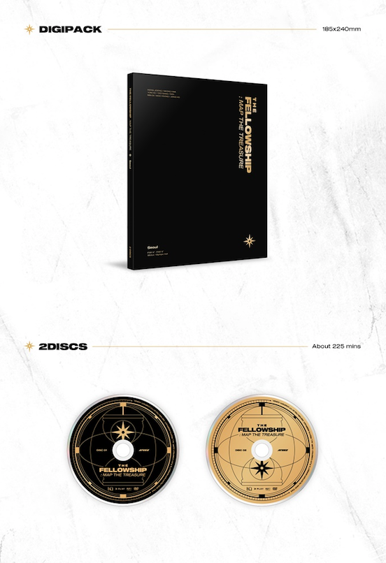 ATEEZ - ATEEZ WORLD TOUR THE FELLOWSHIP : MAP THE TREASURE SEOUL DVD (2 DISC)