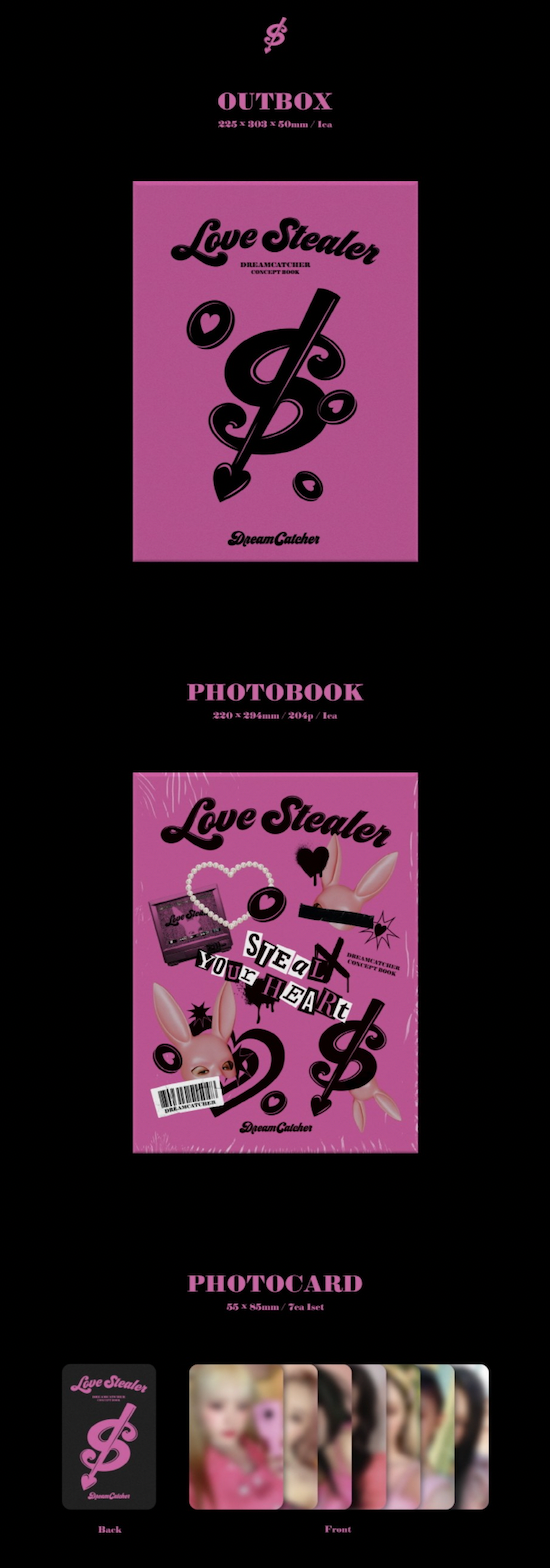 DREAMCATCHER - CONCEPT BOOK [LOVE STEALER VER.]