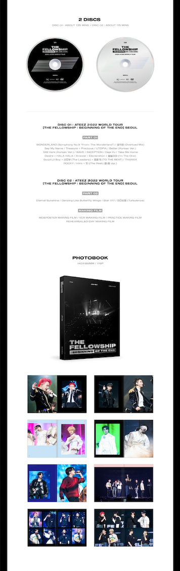 ATEEZ - THE FELLOWSHIP : BEGINNING OF THE END SEOUL [DVD]