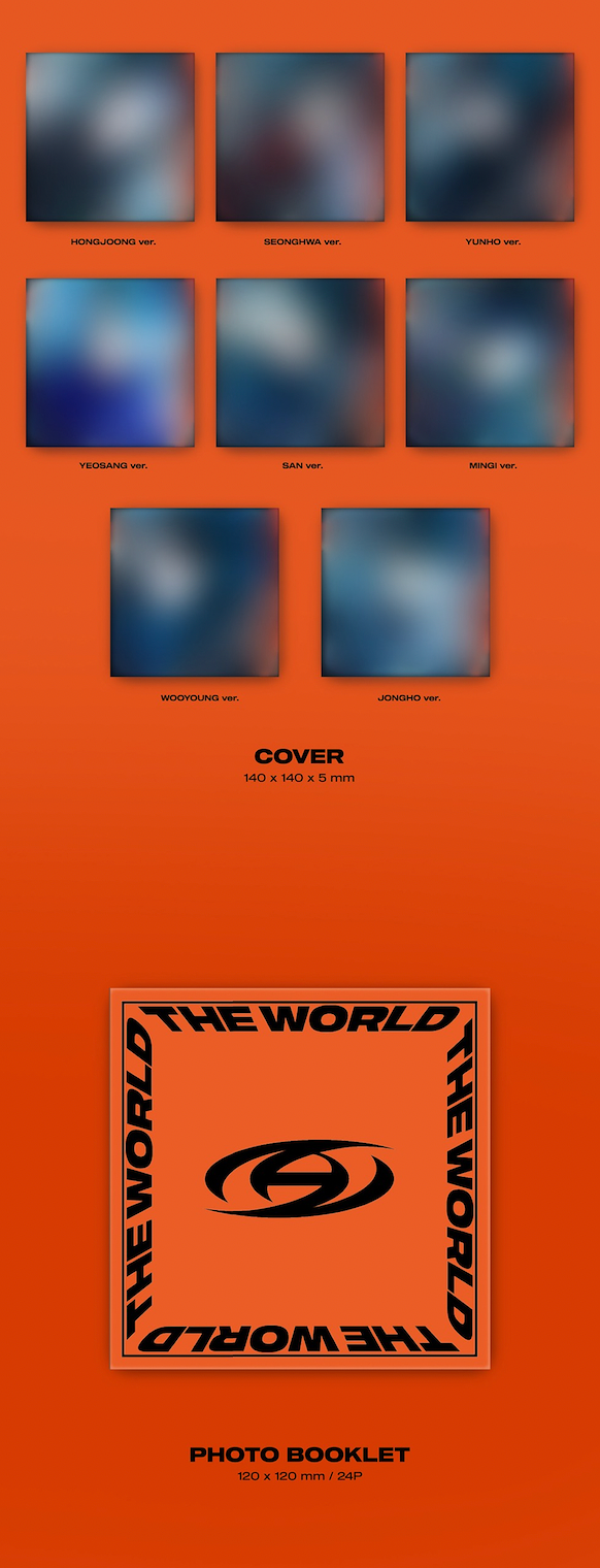 ATEEZ [THE WORLD EP.1 : MOVEMENT] DIGIPAK VER. (RANDOM)