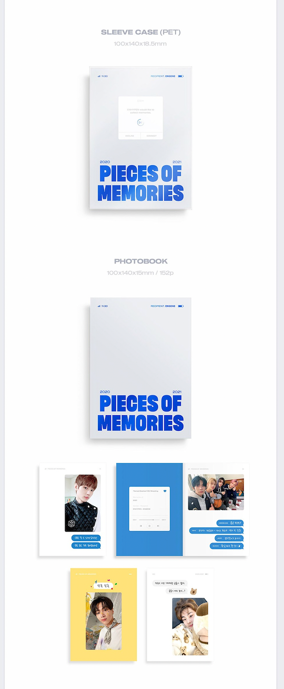 ENHYPEN PIECES OF MEMORIES & MEMORIES : STEP 1 DVD