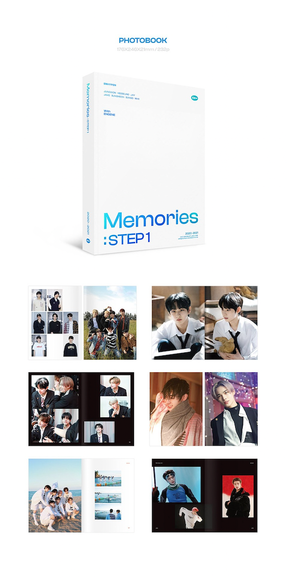 ENHYPEN PIECES OF MEMORIES & MEMORIES : STEP 1 DVD