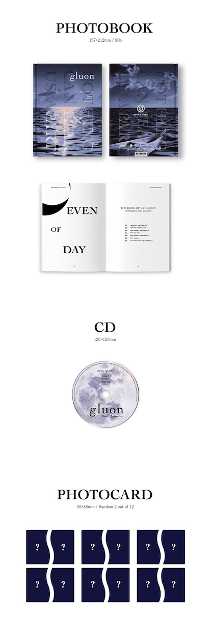 DAY6 (EVEN OF DAY) - THE BOOK OF US : GLUON - NOTHING CAN TEAR US APART (1ST MINI ALBUM)