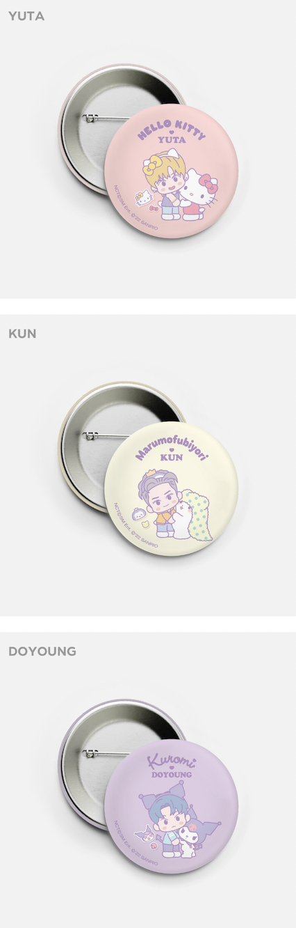 NCT × SANRIO RANDOM PIN BUTTON