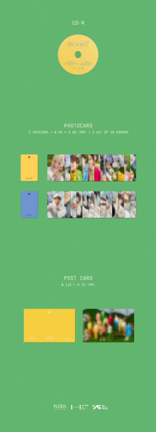 [WEVERSE] SEVENTEEN - VOL.4 REPACKAGE 'SECTOR 17' COMPACT VER. (RANDOM)