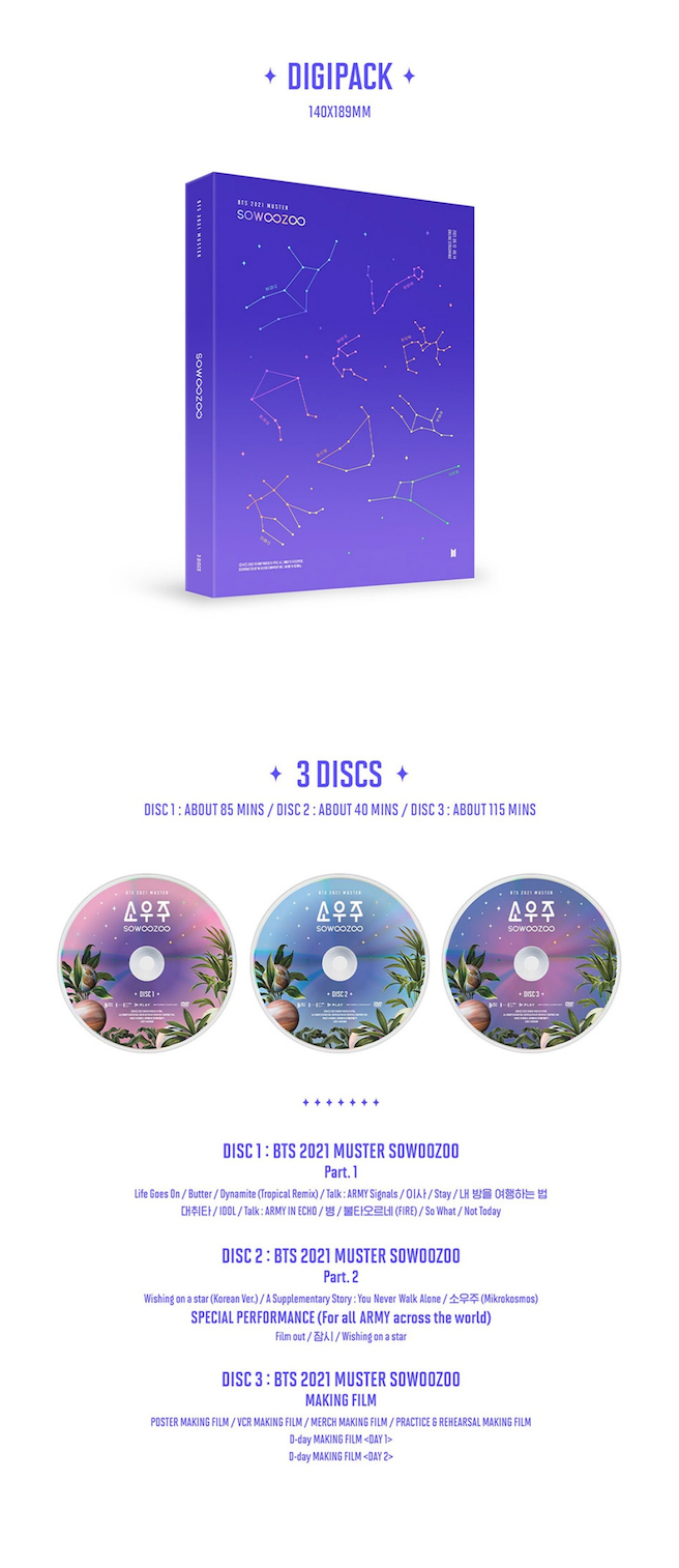 BTS 2021 MUSTER SOWOOZOO DVD