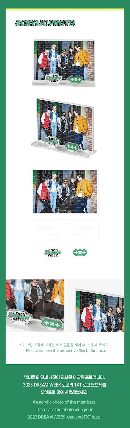 TXT 2023 DREAM WEEK KIT