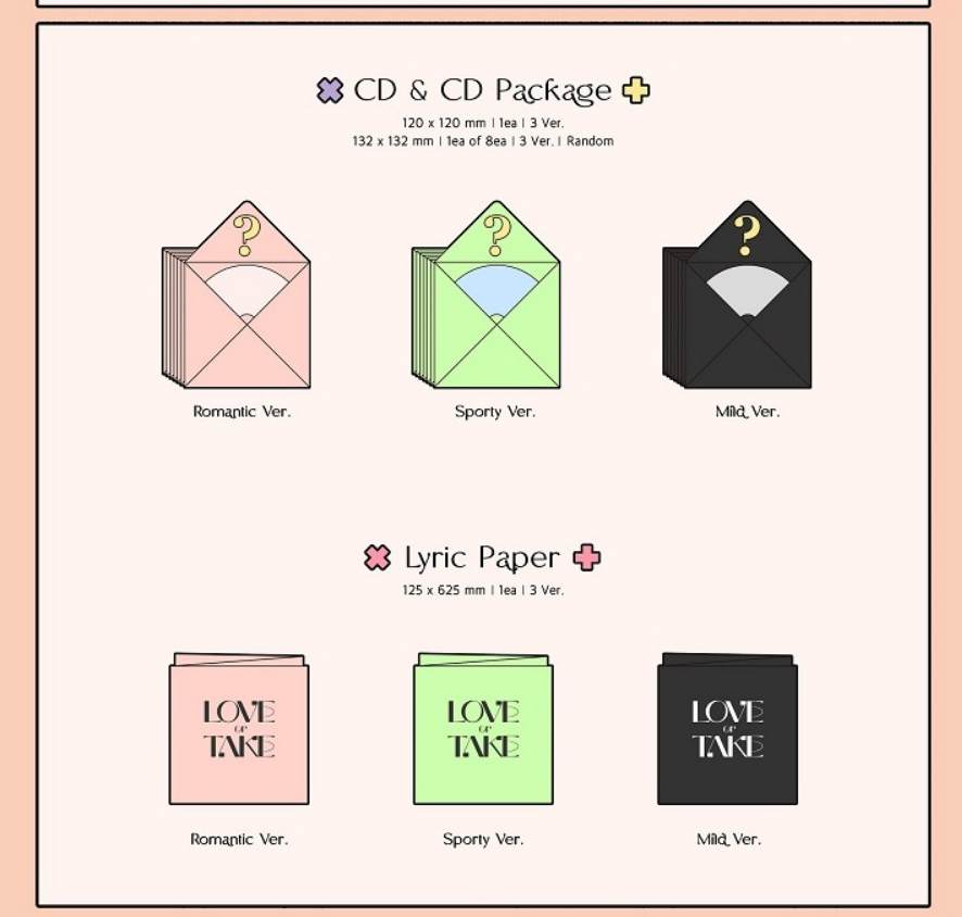 PENTAGON - LOVE OR TAKE (11TH MINI ALBUM)