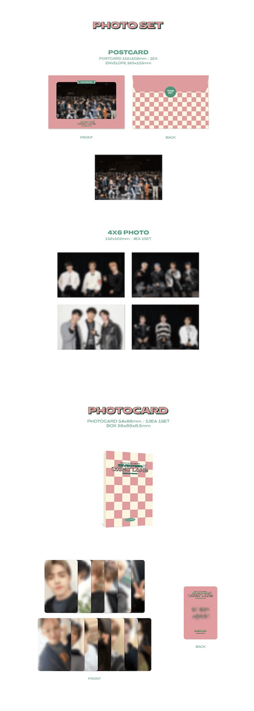 SEVENTEEN 2022 SEVENTEEN IN CARAT LAND MEMORY BOOK SET