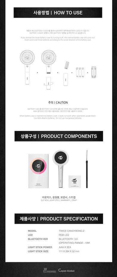 TWICE on X: TWICE OFFICIAL LIGHT STICK CANDY BONG INFORMATION    / X