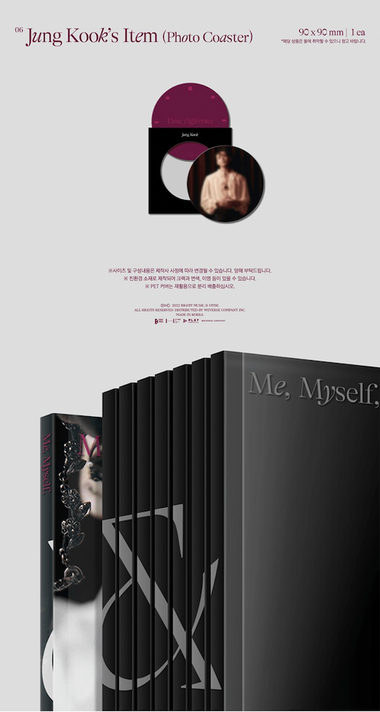 JUNG KOOK SPECIAL 8 PHOTO-FOLIO ME, MYSELF, AND JUNG KOOK 'TIME DIFFERENCE'