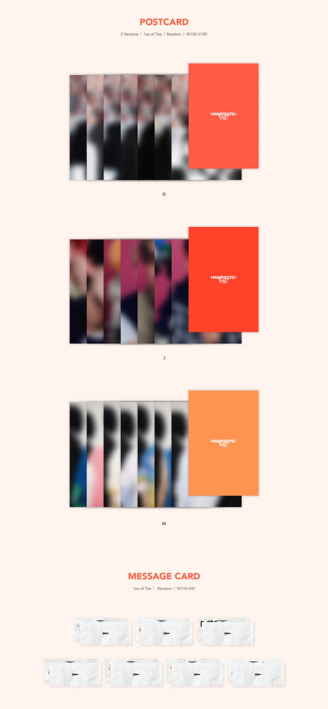 [WEVERSE] ENHYPEN - MANIFESTO : DAY 1 (SET) + MANIFESTO : DAY 1 (ENGENE ver.) (SET)