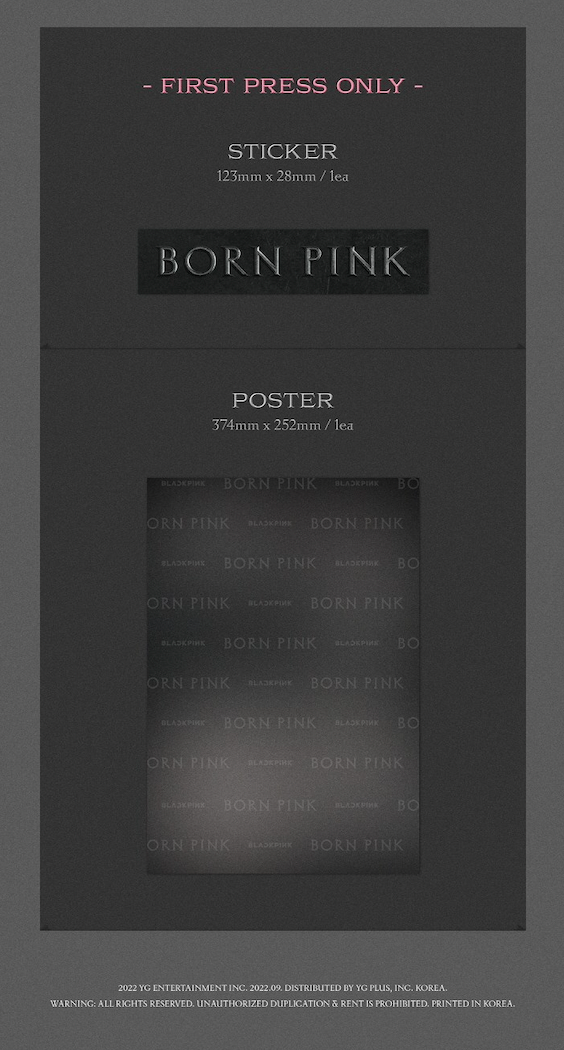 [YG SELECT] BLACKPINK - 2ND ALBUM [BORN PINK] BOX SET VER.