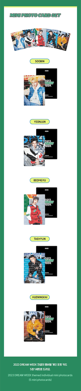 TXT 2023 DREAM WEEK KIT