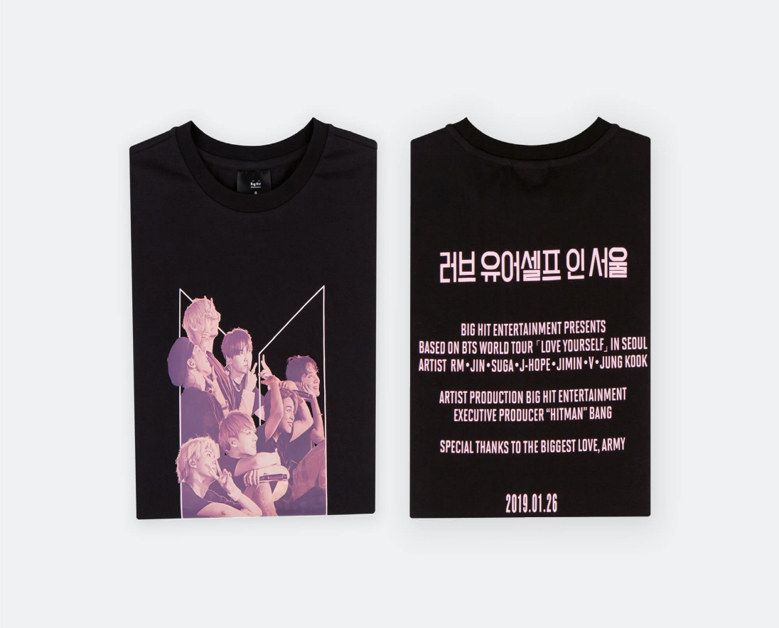 BTS – T-SHIRT [BLACK_AW] - Love Yourself Tour